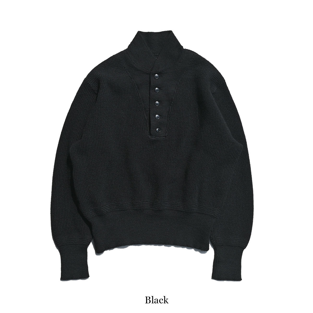 Army Button High Neck Knit / TR25AW-208