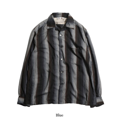 Town Craft Rayon Stripe L/S Shirt / TR25SS-403