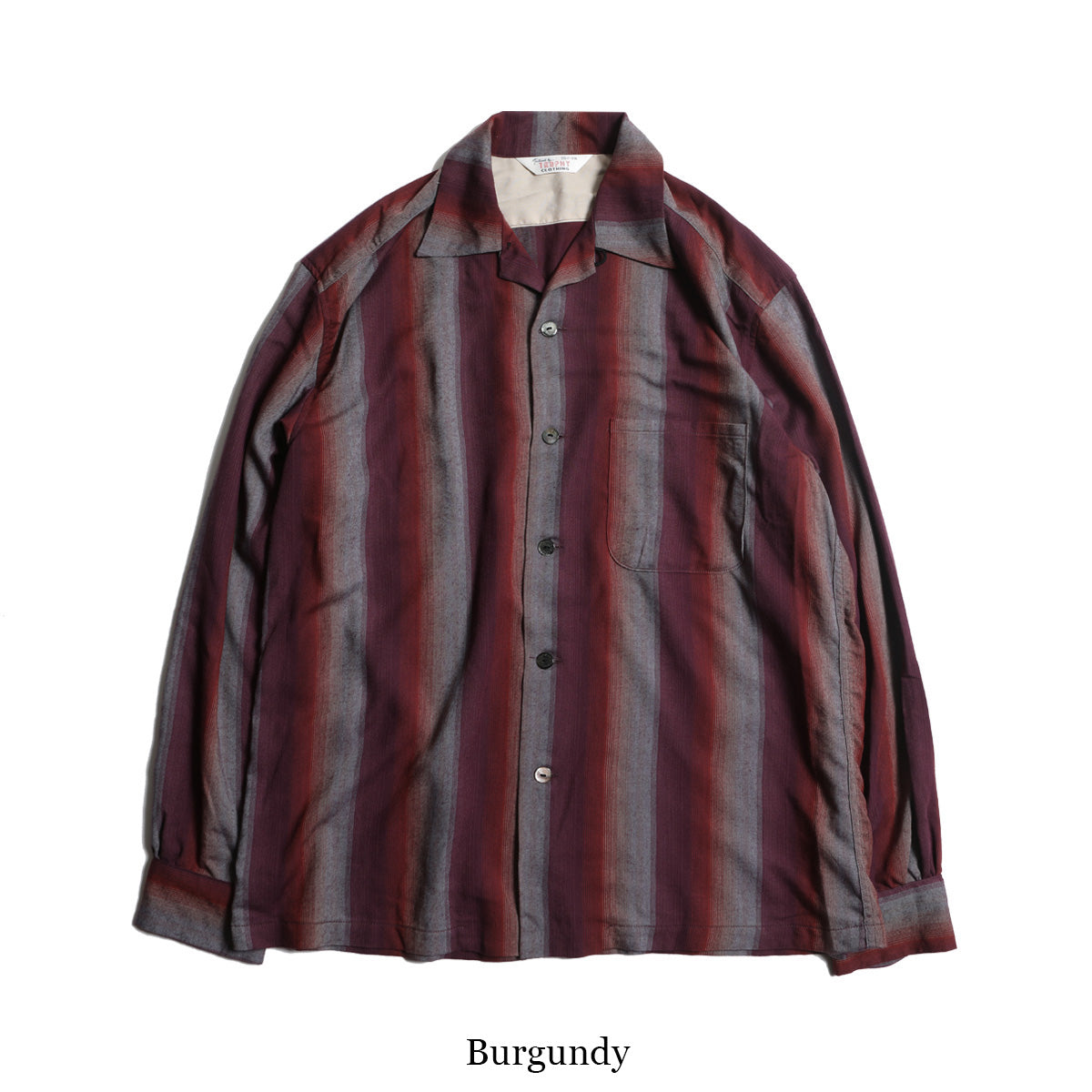 Town Craft Rayon Stripe L/S Shirt / TR25SS-403
