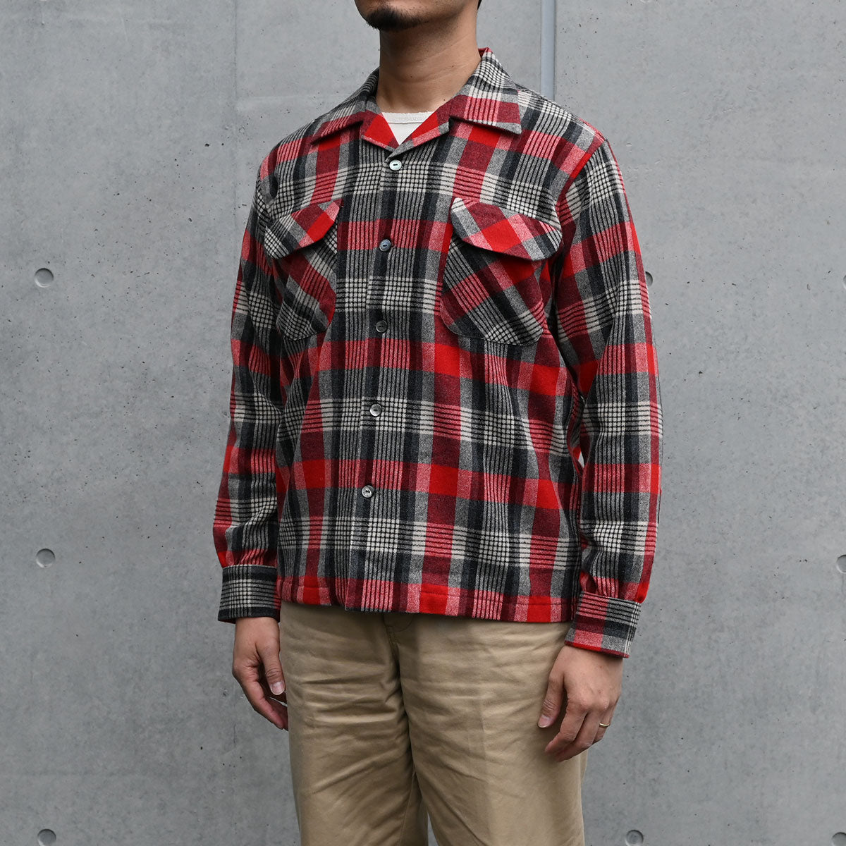 Town Craft Wool Check Shirt / TR24AW-401