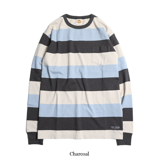 3 Col Wide Border L/S Tee / TR24AW-201