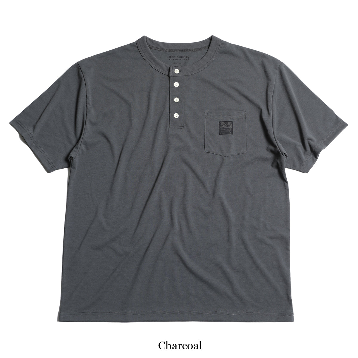 "MONOCHROME" RD Henley Tee / TRMN-203