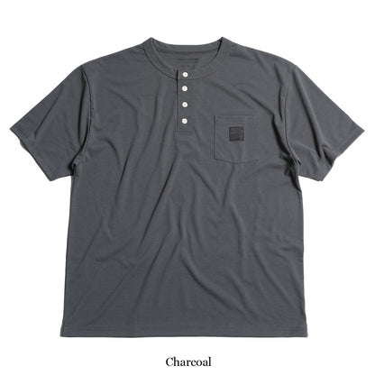 "MONOCHROME" RD Henley Tee / TRMN-203