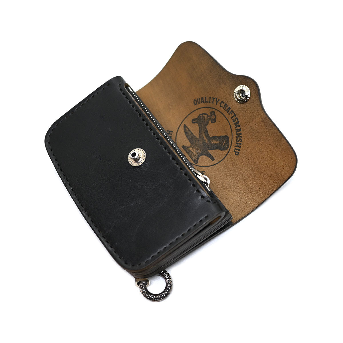 "Lynch Silversmith"Chubby Wallet+Belt Strap+Dog Bone(S) 2pc+g-Hook