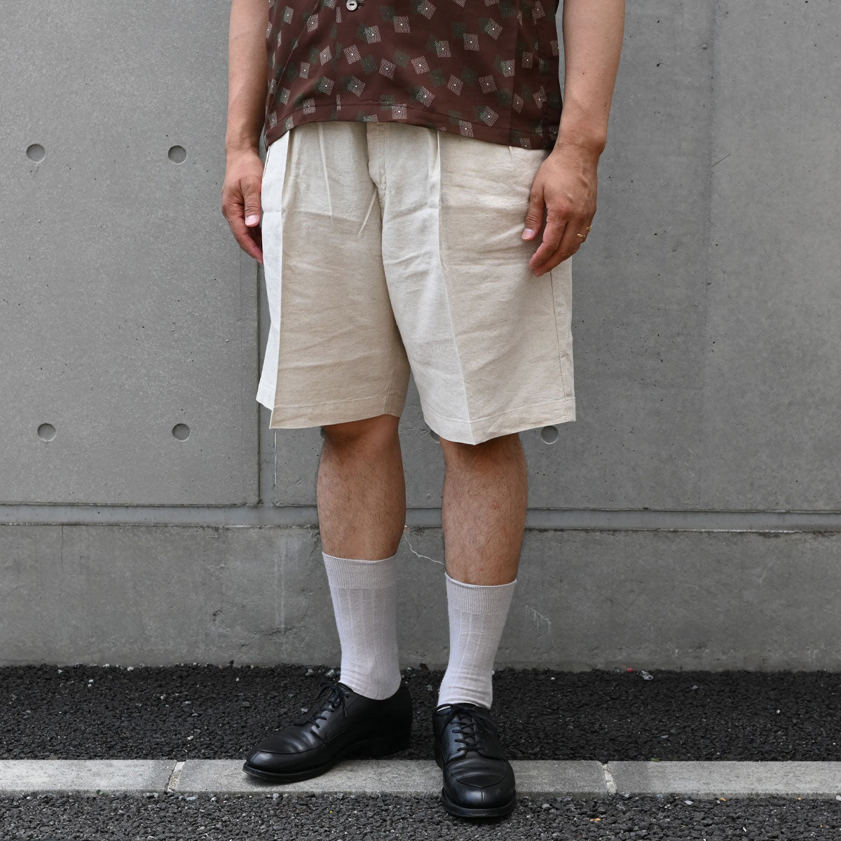 Havana 2 Pleats Shorts / TR26SS-603