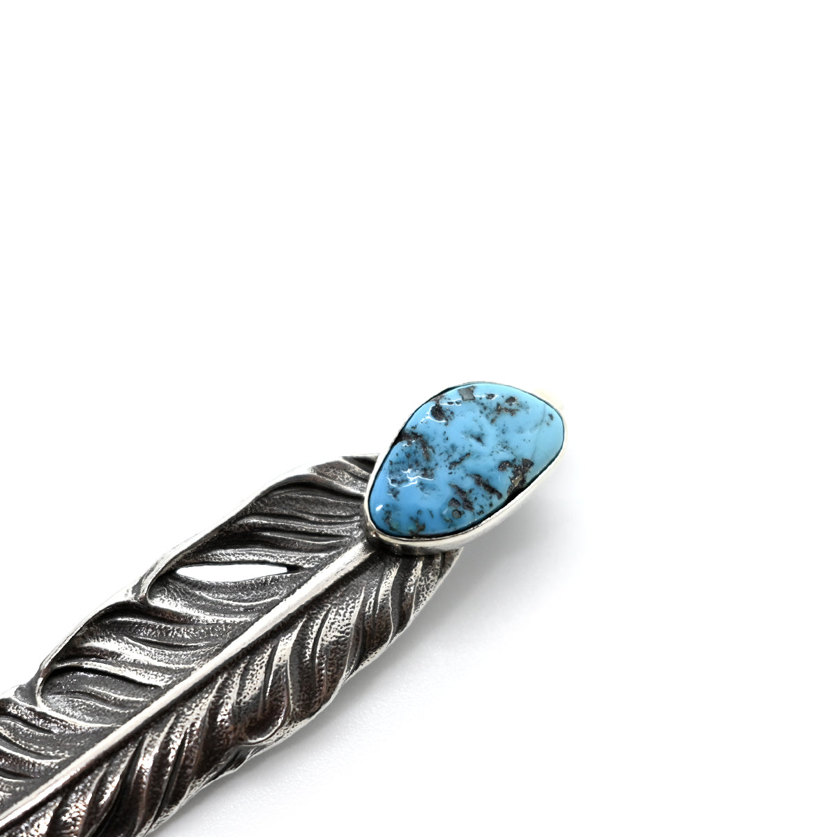 "Lynch Silversmith" Turquoise Feather(L) Sleeping Beauty