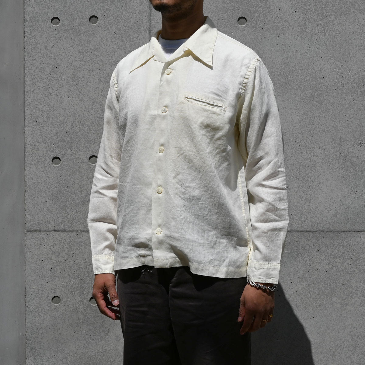 Oily Girl Linen L/S Shirt / TR25SS-404