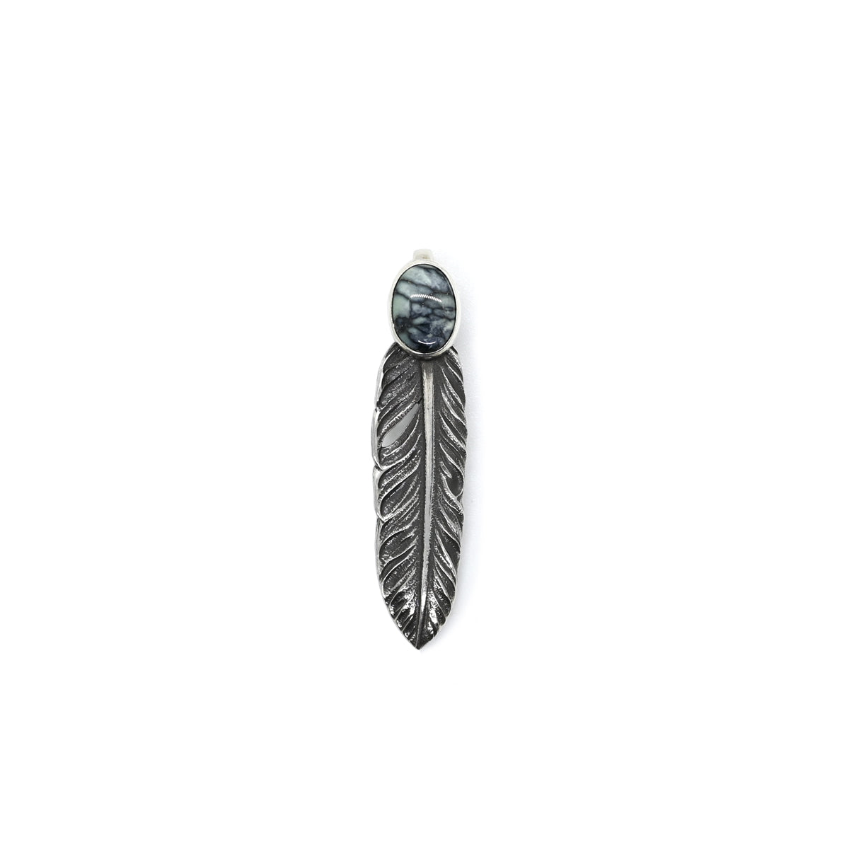 "Lynch Silversmith" Turquoise Feather(M) New Lander