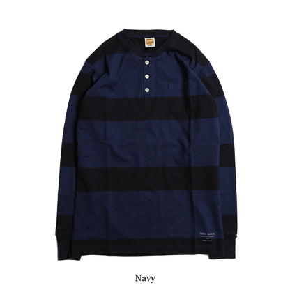 OD 3 Color Henley Wide Border L/S Tee / TR25AW-201