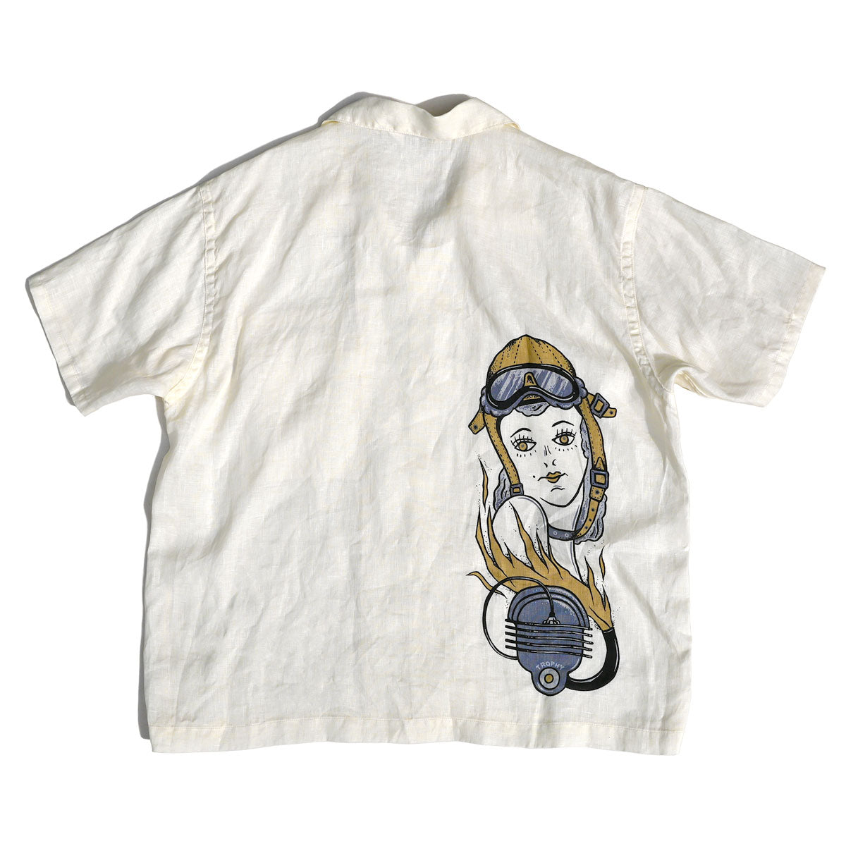 Oily Girl Linen S/S Shirt / TR25SS-408