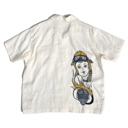 Oily Girl Linen S/S Shirt / TR25SS-408