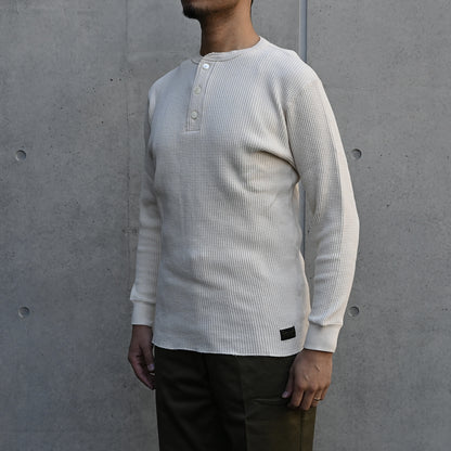 Heavy Waffle Mil Henley L/S Tee / TR23AW-206