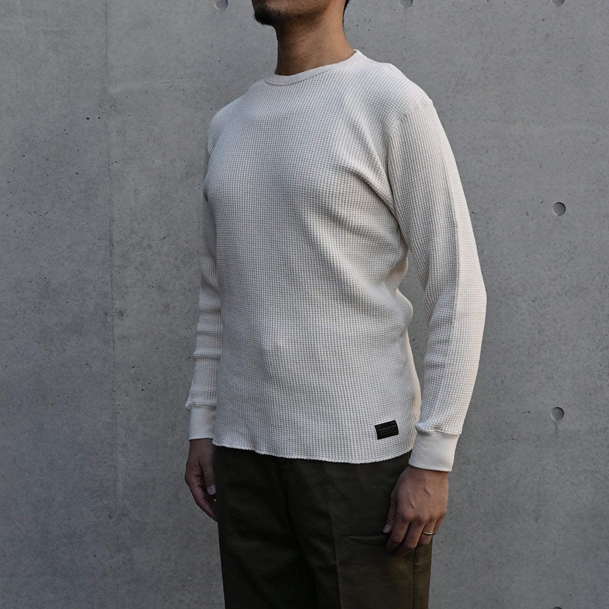 Heavy Waffle Mil L/S Tee / TR23AW-205