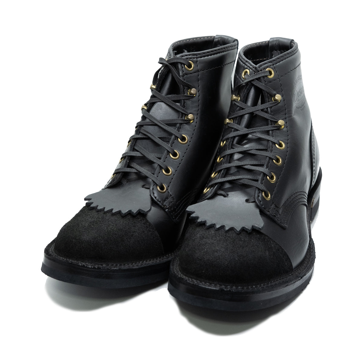 WESCO HENDRIK / Black Tie Domain 7"Height #705 Black Sole Roughout Toe Caps