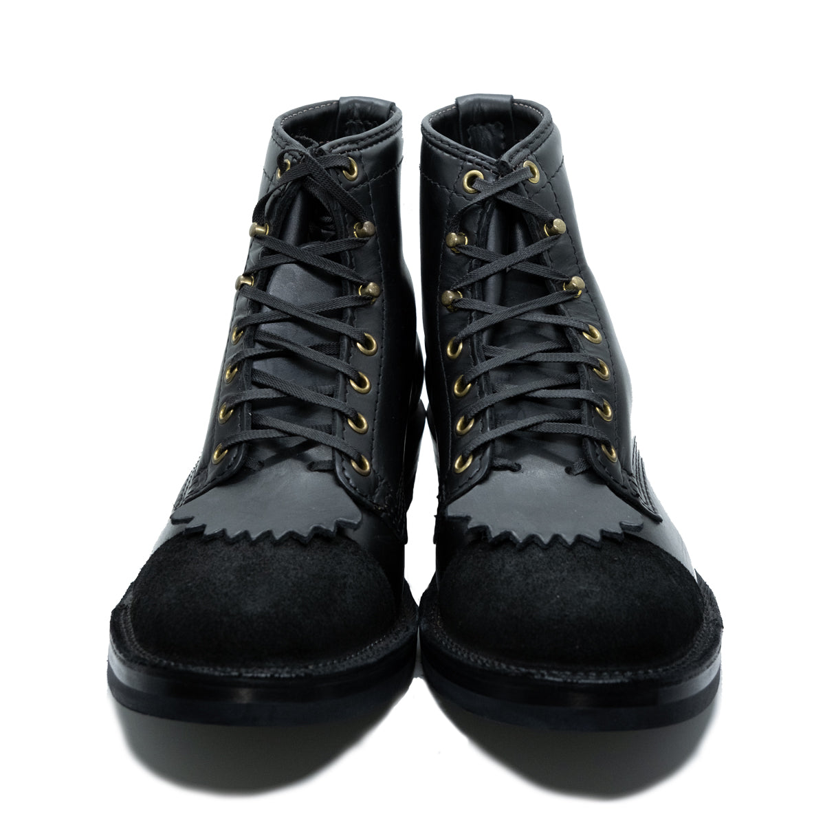 WESCO HENDRIK / Black Tie Domain 7"Height #705 Black Sole Roughout Toe Caps