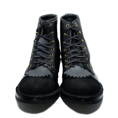 WESCO HENDRIK / Black Tie Domain 7"Height #705 Black Sole Roughout Toe Caps