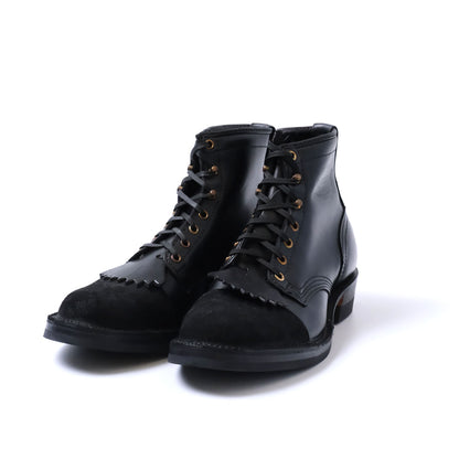 WESCO HENDRIK / Black Tie Domain 7"Height #705 Black Sole Roughout Toe Caps