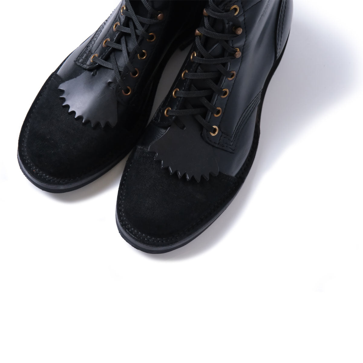 WESCO HENDRIK / Black Tie Domain 7"Height #705 Black Sole Roughout Toe Caps
