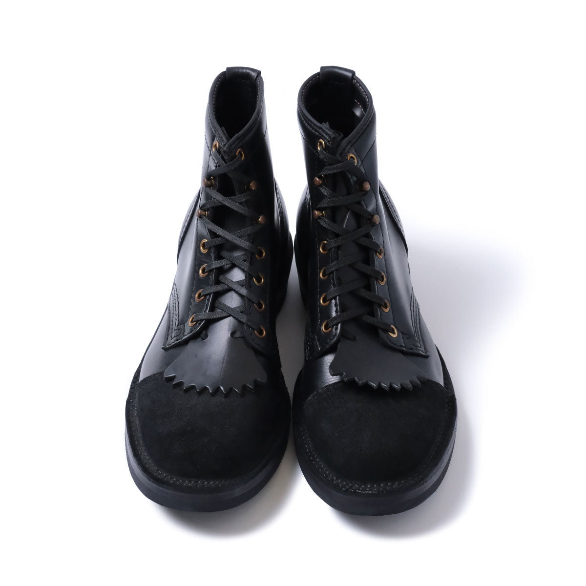 WESCO HENDRIK / Black Tie Domain 7"Height #705 Black Sole Roughout Toe Caps