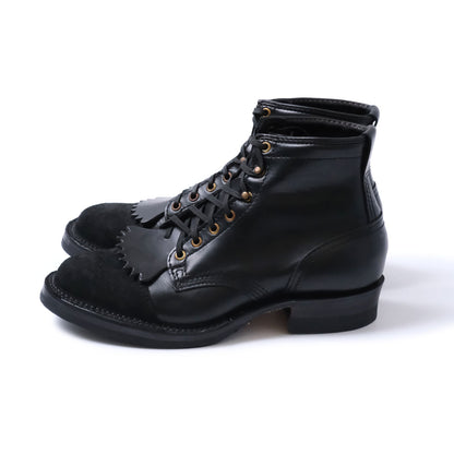 WESCO HENDRIK / Black Tie Domain 7"Height #705 Black Sole Roughout Toe Caps