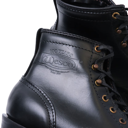 WESCO HENDRIK / Black Tie Domain 7"Height #705 Black Sole Roughout Toe Caps