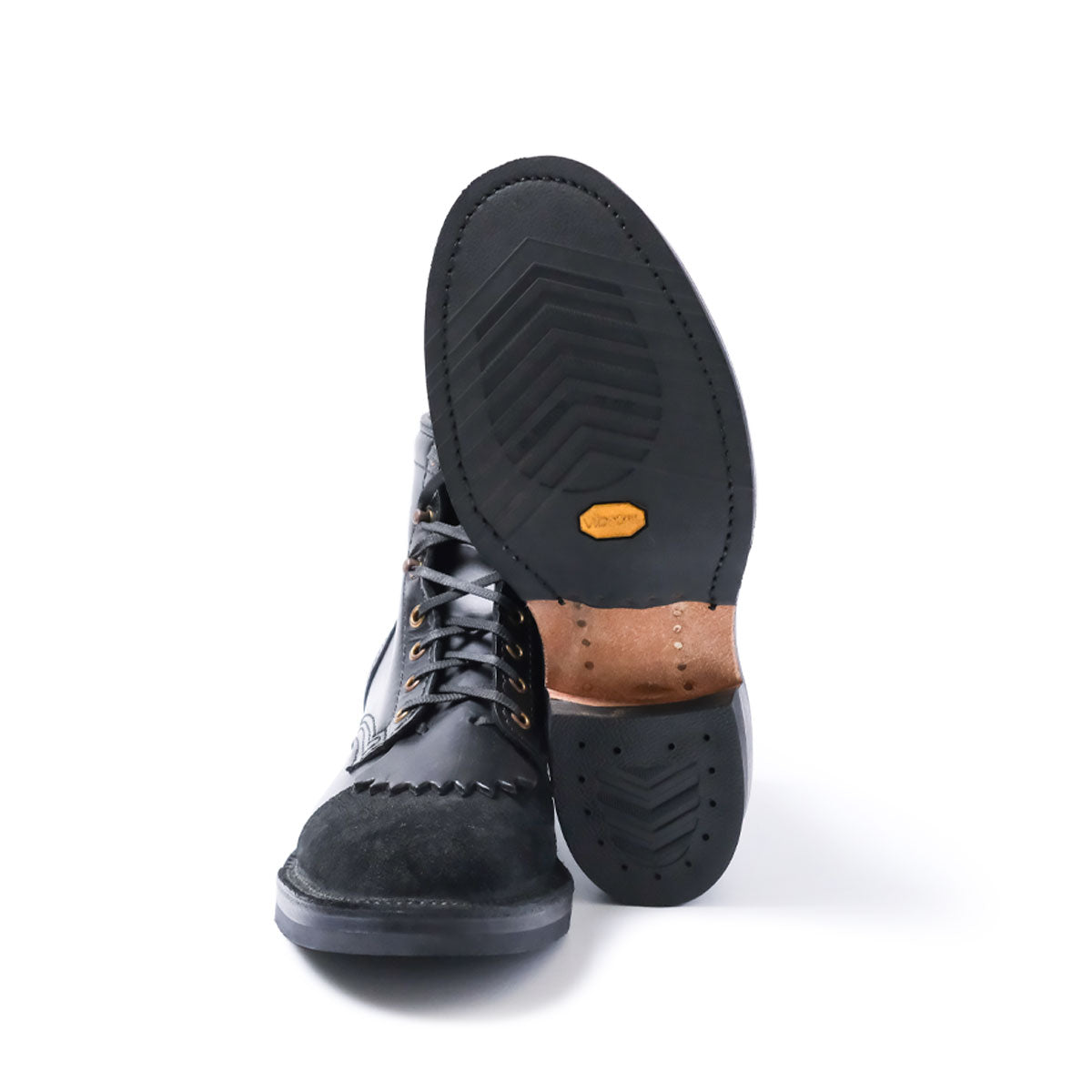 WESCO HENDRIK / Black Tie Domain 7"Height #705 Black Sole Roughout Toe Caps