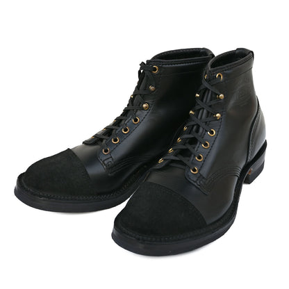 WESCO HENDRIK / Black Tie Domain 7"Height #705 Black Sole Roughout Toe Caps