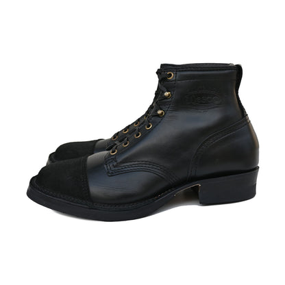WESCO HENDRIK / Black Tie Domain 7"Height #705 Black Sole Roughout Toe Caps