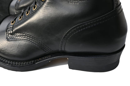 WESCO HENDRIK / Black Tie Domain 7"Height #705 Black Sole Roughout Toe Caps