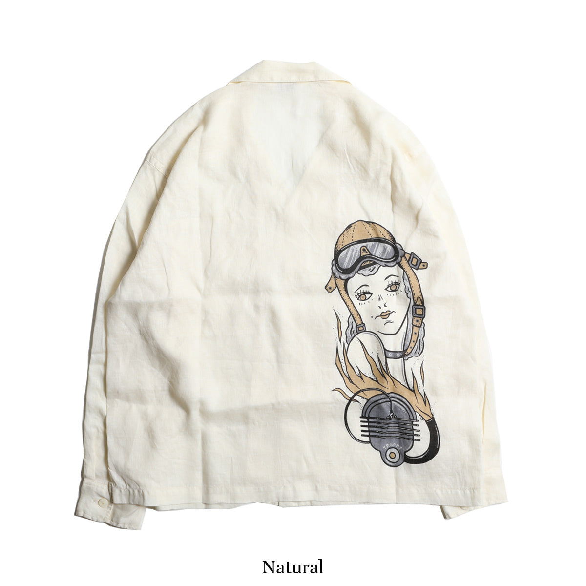 Oily Girl Linen L/S Shirt / TR25SS-404