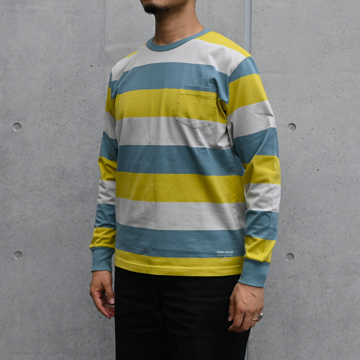 3 Col Wide Border L/S Tee / TR24AW-201