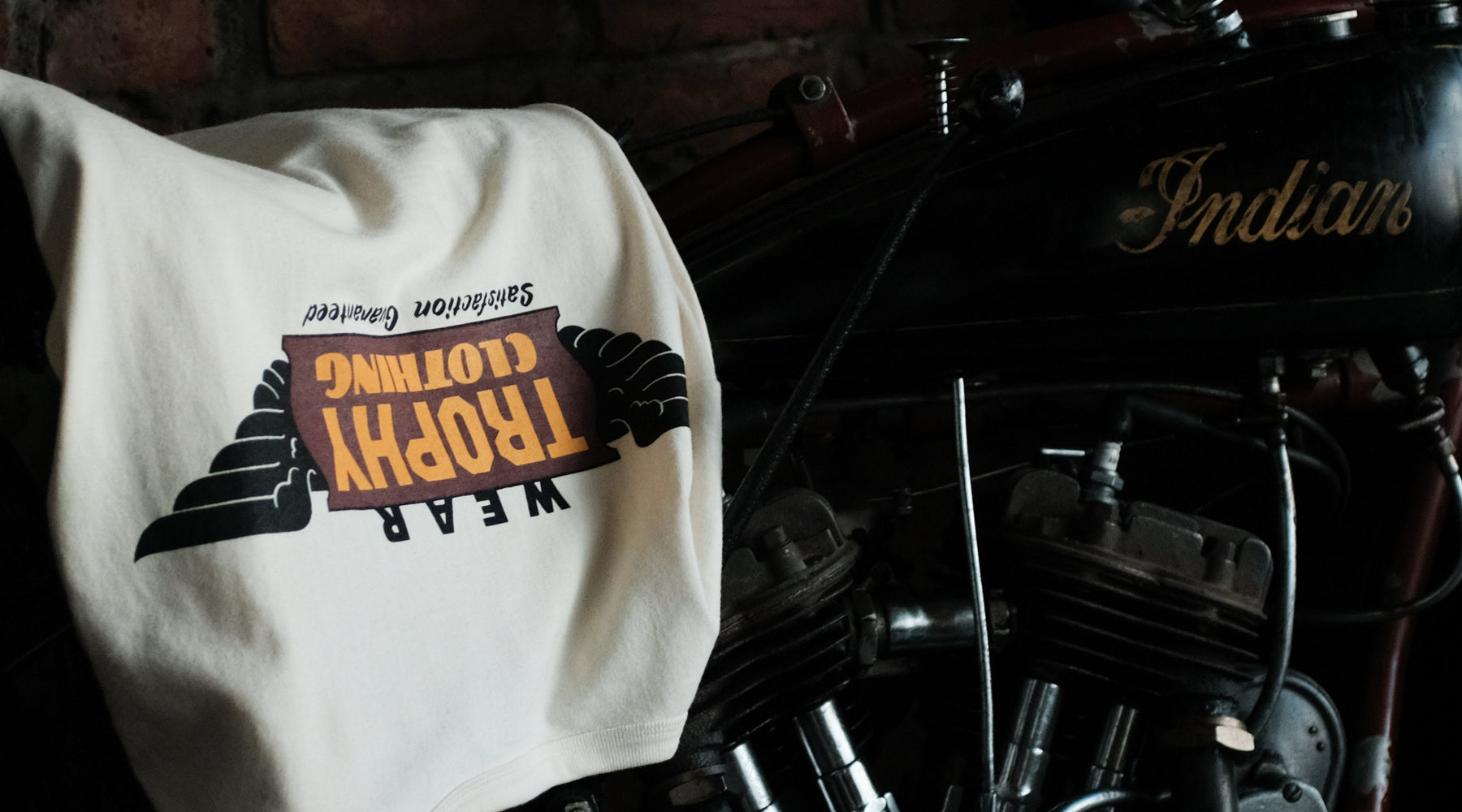 Trophy Clothing ストライプカバーオール ネイビー